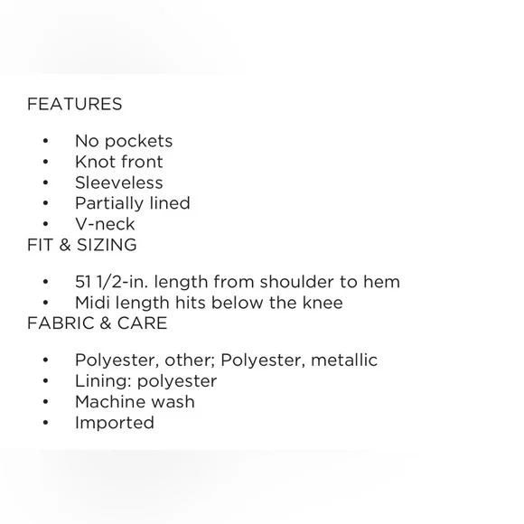 NWT LC Lauren Conrad Front Knot Dress Size Small - Picture 6 of 6